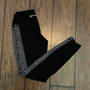 Gray and Black XXS Vineyard Vines Leggings